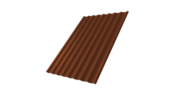 Профнастил С20R 0,45 PE RAL 3009 оксидно-красный