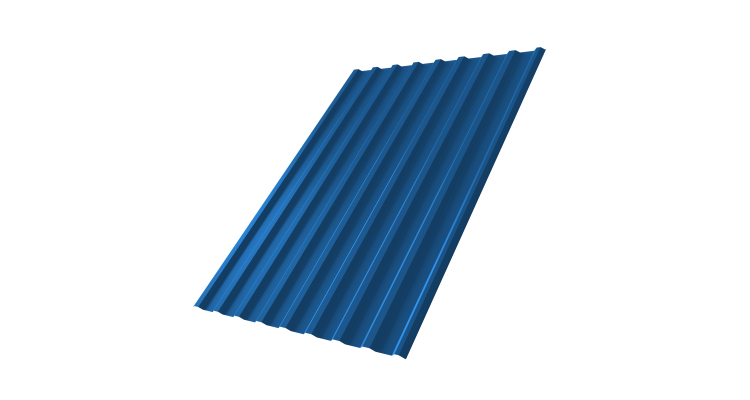 Профнастил С20R 0,7 PE RAL 5005 сигнальный синий