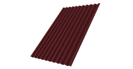 Профнастил С21R 0.45 PE-Double RAL 3005 красное вино