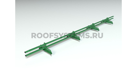 Снегозадержатель ELITE 40*20 овальный универсальный NEXT RAL 6005 (зеленый мох)