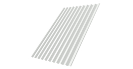 Профнастил С21 R 0,5 Satin RAL 9003 сигнальный белый