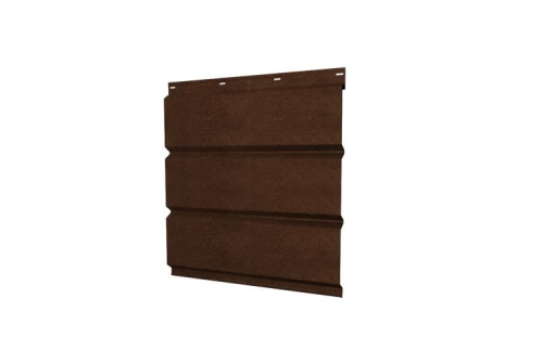 Софит металлический без перфорации 0,45 Print Elite с пленкой Antique Wood TwinColor