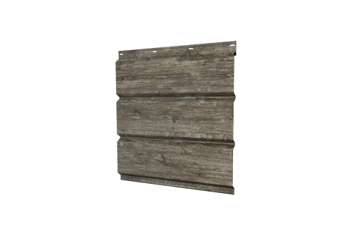 Софит металлический без перфорации 0,45 Print Elite с пленкой Nordic Wood TwinColor