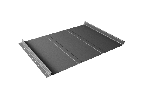 Кликфальц Line Grand Line 0.5 Atlas X с пленкой на замках RAL 7024 мокрый асфальт