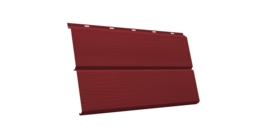 ЭкоБрус 3D GL 0.45 PE с пленкой RAL 3011 коричнево-красный