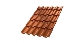 Металлочерепица Металл Профиль Трамонтана -X (AGNETA-03-Copper\Copper-0.5)