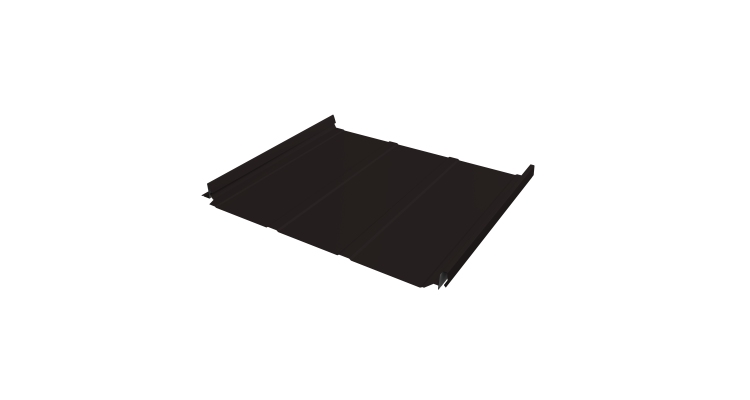 Кликфальц Pro Line Grand Line 0,5 PurPro с пленкой на замках RAL 9005 черный