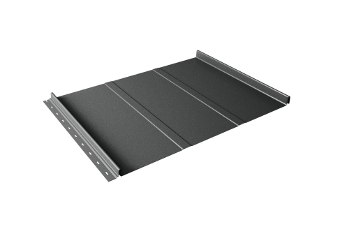 Кликфальц Line Grand Line 0.45 Drap ST с пленкой на замках RAL 7016 антрацитово-серый