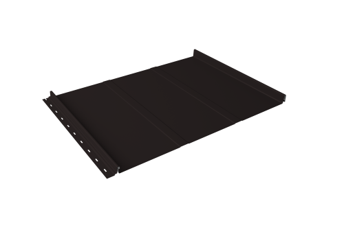 Кликфальц Line Grand Line 0.5 Drap с пленкой на замках RAL 9005 черный