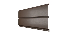 Сайдинг Металл Профиль Lбрус-15х240 (VALORI-20-DarkBrown-0.5)