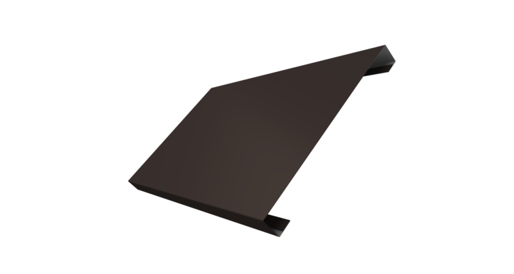 Ламель лицевая 200 забора жалюзи Texas 0.5 Satin Matt TX RR 32 темно-коричневый