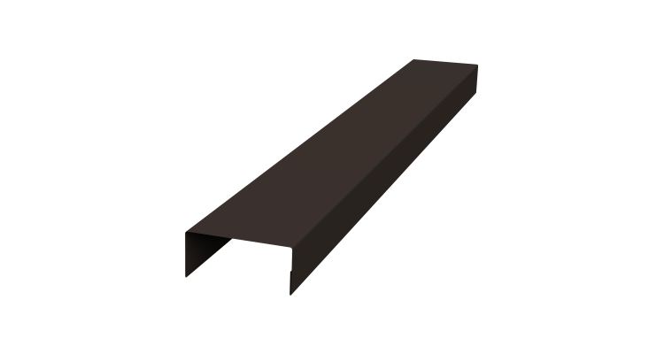 Крышка 45х20 жалюзи Texas 0,5 Satin Matt TX RR 32 темно-коричневый (3м)