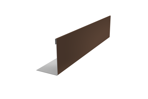 Нащельник 125 Texas 25х35 0,5 Drap TX RAL 8017 шоколад (L1,8)