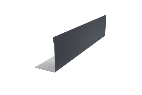 Нащельник 125 Texas 25х35 0,5 Drap TX RAL 7024 мокрый асфальт (L2,0)