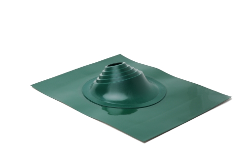 Проходной элемент MF угловой №1 (75-200мм) +185 EPDM (металлический окрашенный фланец) зеленый
