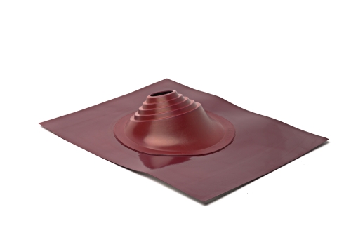 Проходной элемент MF угловой №1 (75-200мм) +185 EPDM (металлический окрашенный фланец) красный