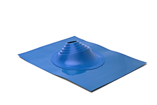 Проходной элемент MF угловой №1 (75-200мм) +185 EPDM (металлический окрашенный фланец) синий