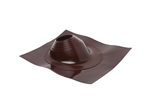 Проходной элемент MF угловой №3.1 (280-460мм) +185 EPDM (металлический окрашенный фланец) коричневый