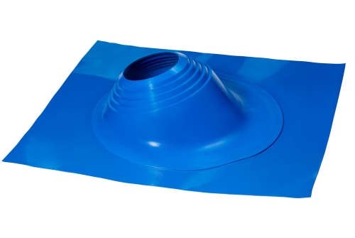 Проходной элемент MF угловой №3.1 (280-460мм) +185 EPDM (металлический окрашенный фланец) синий