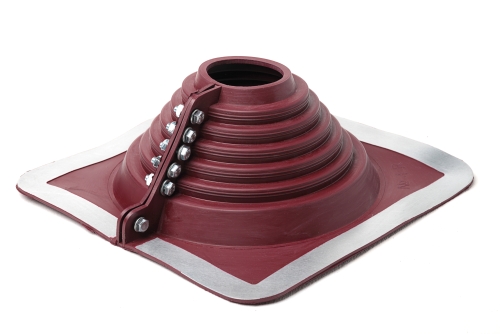 Проходной элемент MF прямой №4R (75-160мм) +185 EPDM красный