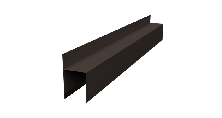 Планка опорная составная внешняя Palermo 0,45 Drap-double TX RR 32 темно-коричневый (3м)