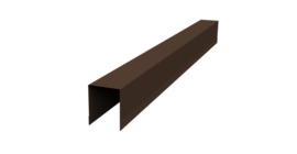 Планка опорная составная внутренняя Palermo 0,45 Drap-double TX RAL 8017 шоколад (1,8м)
