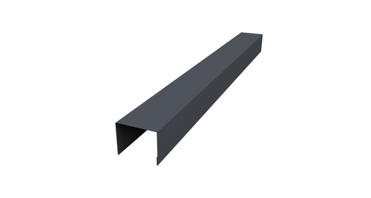 Крышка жалюзи Palermo 0,5 Atlas X RAL 7024 мокрый асфальт (2м)