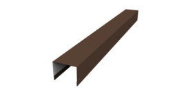 Крышка жалюзи Palermo 0,45 Drap TR RAL 8017 шоколад (2м)