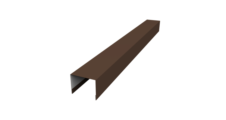 Крышка жалюзи Palermo 0,5 Satin RAL 8017 шоколад (2м)