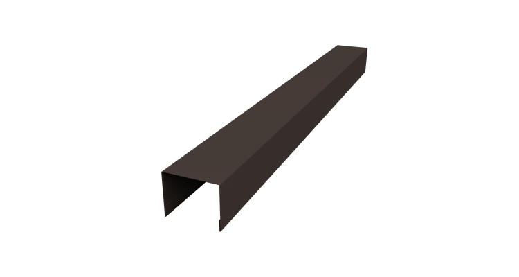 Крышка жалюзи Palermo 0,5 Velur X RR 32 темно-коричневый (2,5м)