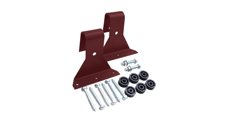 Кронштейн кровельный для лестницы Grand Line RAL 3011 (комплект)