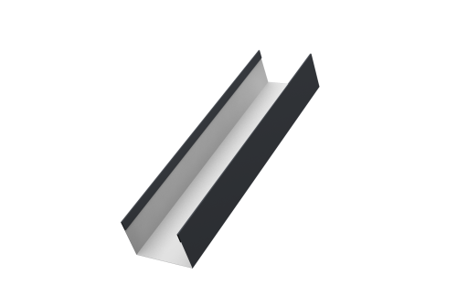 Стойка жалюзи Milan,Tokyo 0,45 Drap RAL 7024 мокрый асфальт (3м)