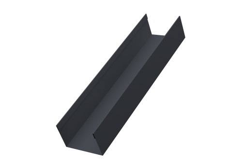 Стойка жалюзи Milan,Tokyo 0,45 Drap-double TX RAL 7024 мокрый асфальт (3м)