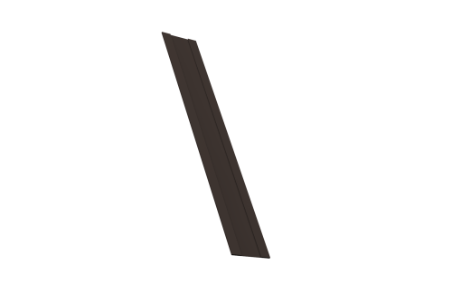 Крепежная планка жалюзи Milan, Milan Slim, Tokyo 0,45 Drap-double TX RR 32 темно-коричневый (2м)
