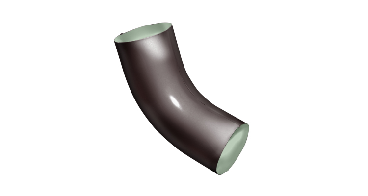 Колено 60 град GL PE 100 мм RAL 8017 шоколад